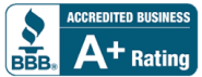 BBB Accredited Business A+ Rating